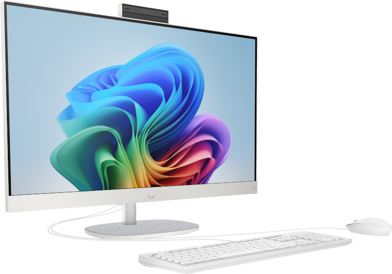HP 24 AiO 24-cr0072ny Kompiuteris 23.8'' FHD IPS i5-1334U 16GB 512GB SSD FreeDos, Shell White